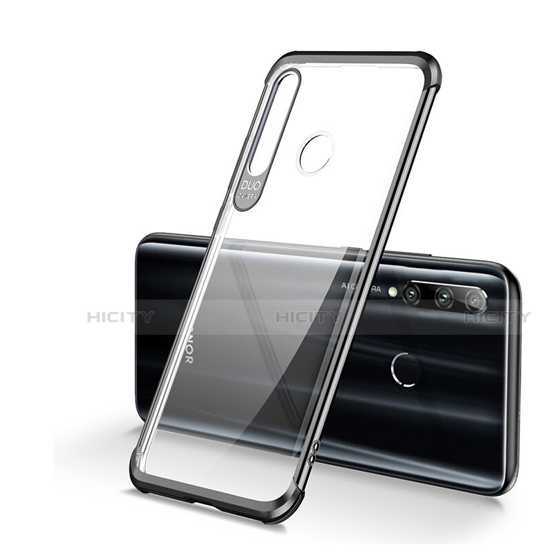 Funda Silicona Ultrafina Carcasa Transparente S01 para Huawei P Smart+ Plus (2019) Negro