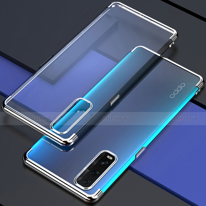 Funda Silicona Ultrafina Carcasa Transparente S01 para Oppo Find X2