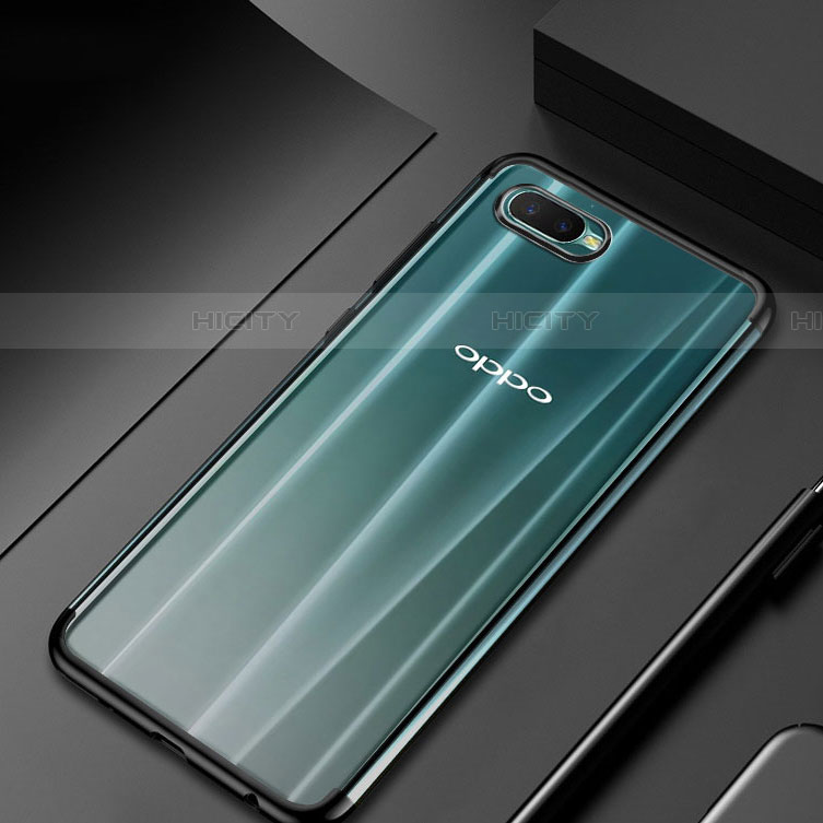 Funda Silicona Ultrafina Carcasa Transparente S01 para Oppo RX17 Neo Negro