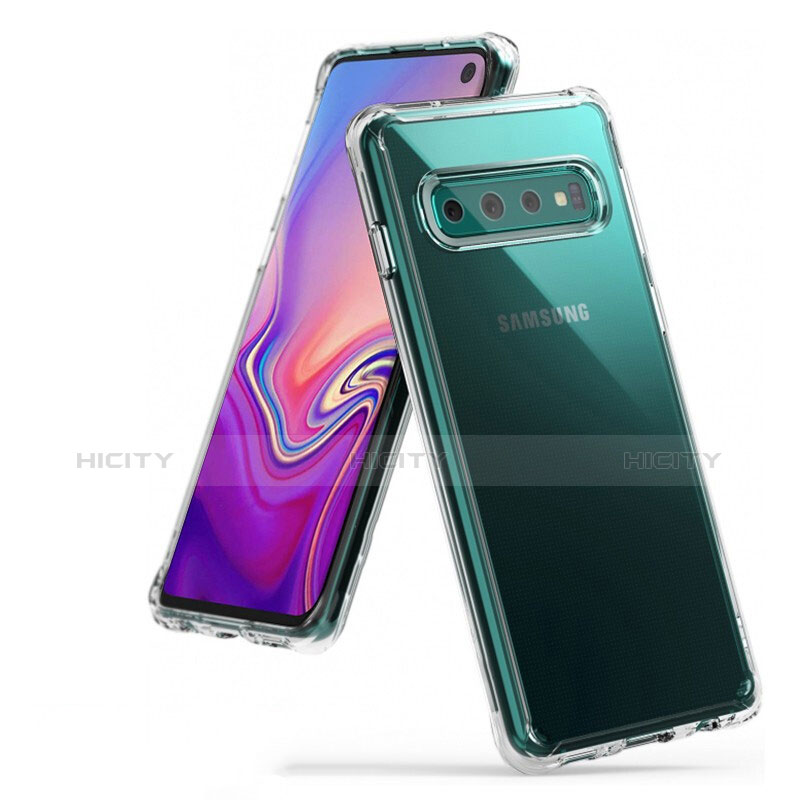 Funda Silicona Ultrafina Carcasa Transparente S01 para Samsung Galaxy S10 Claro