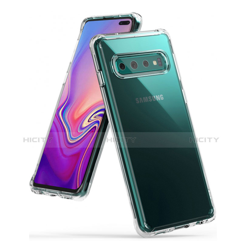 Funda Silicona Ultrafina Carcasa Transparente S01 para Samsung Galaxy S10 Plus Claro