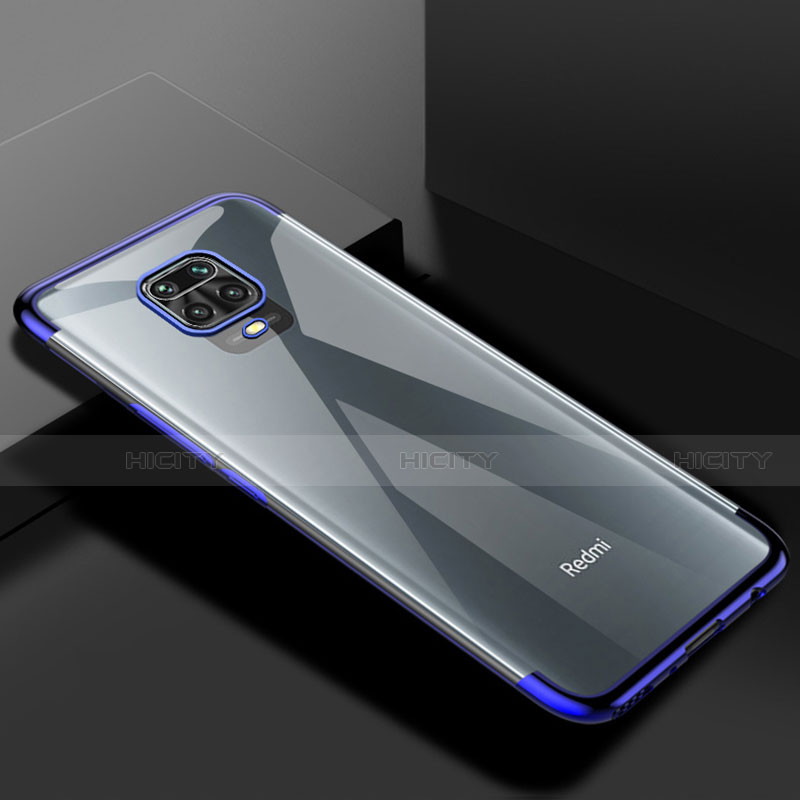 Funda Silicona Ultrafina Carcasa Transparente S01 para Xiaomi Poco M2 Pro Azul