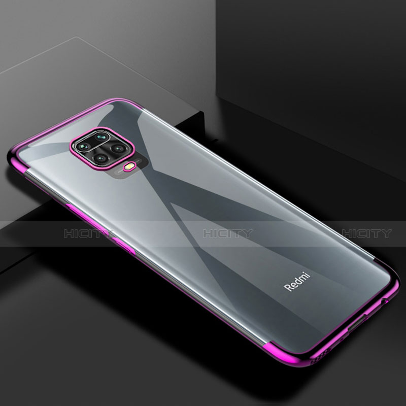 Funda Silicona Ultrafina Carcasa Transparente S01 para Xiaomi Poco M2 Pro Morado