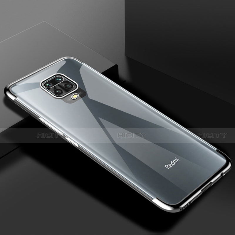 Funda Silicona Ultrafina Carcasa Transparente S01 para Xiaomi Poco M2 Pro Plata