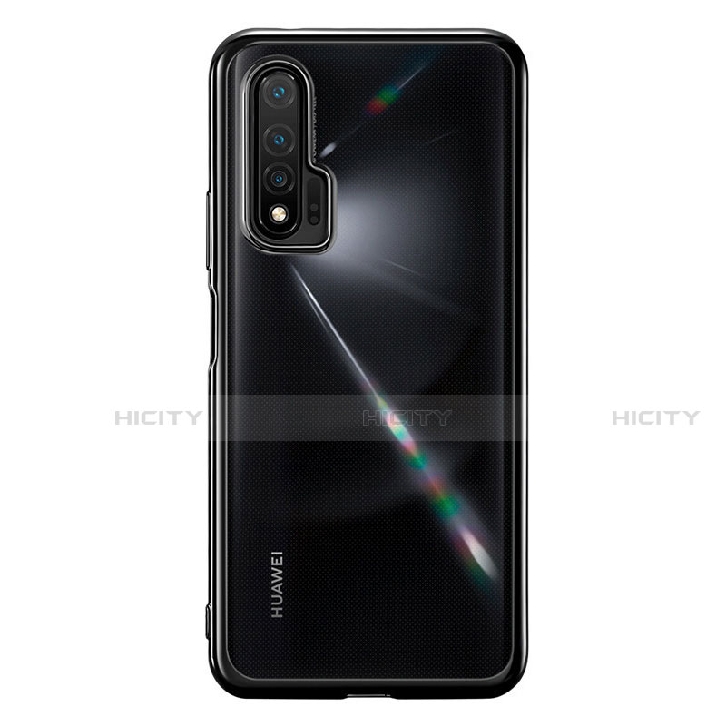 Funda Silicona Ultrafina Carcasa Transparente S02 para Huawei Nova 6 Negro