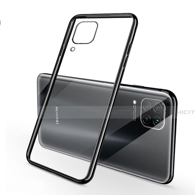 Funda Silicona Ultrafina Carcasa Transparente S02 para Huawei Nova 7i Negro