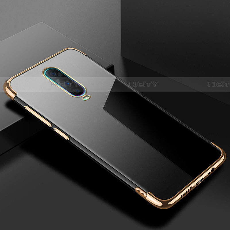 Funda Silicona Ultrafina Carcasa Transparente S02 para Oppo RX17 Pro Oro