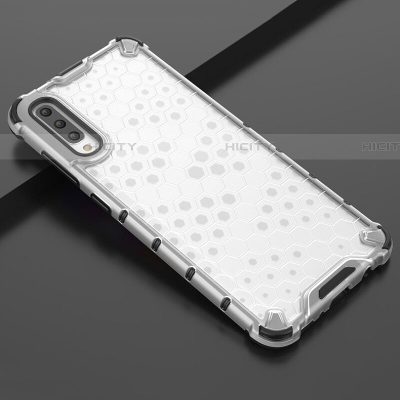 Funda Silicona Ultrafina Carcasa Transparente S02 para Samsung Galaxy A70S Blanco