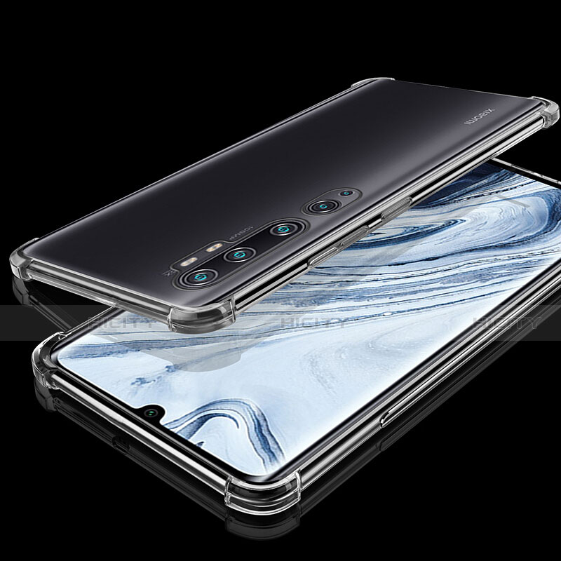 Funda Silicona Ultrafina Carcasa Transparente S02 para Xiaomi Mi Note 10 Claro