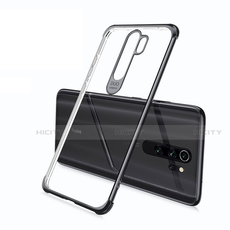 Funda Silicona Ultrafina Carcasa Transparente S02 para Xiaomi Redmi Note 8 Pro Negro