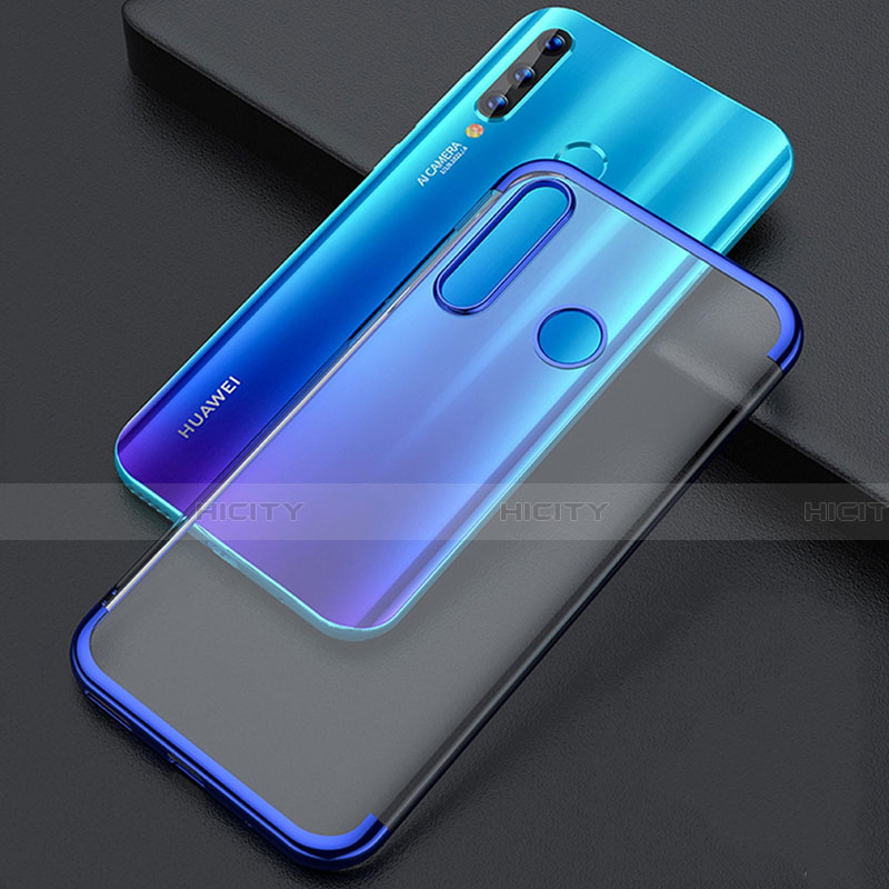 Funda Silicona Ultrafina Carcasa Transparente S04 para Huawei Honor 20E Azul