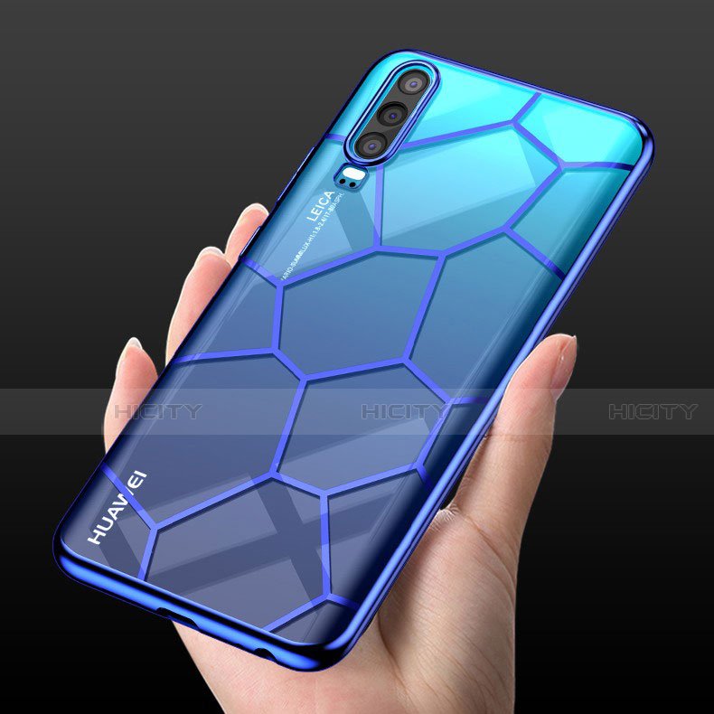 Funda Silicona Ultrafina Carcasa Transparente S04 para Huawei P30