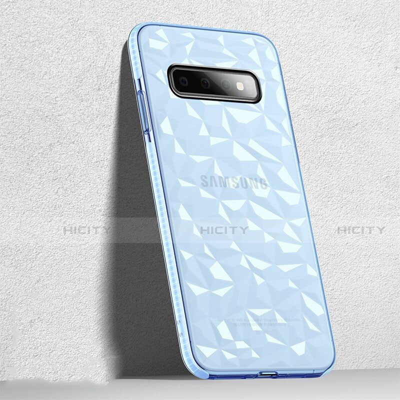 Funda Silicona Ultrafina Carcasa Transparente S04 para Samsung Galaxy S10 5G Negro