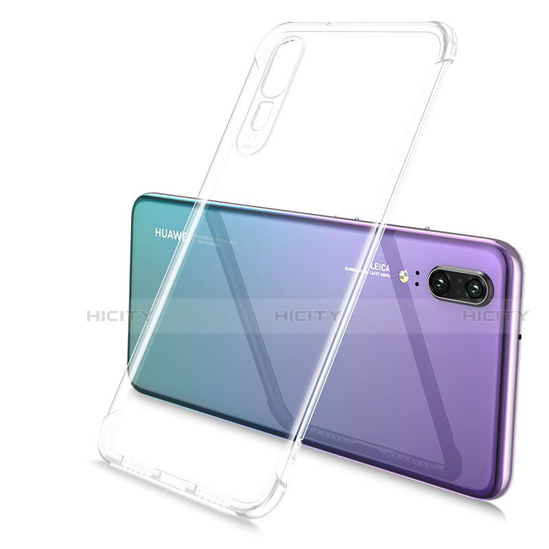 Funda Silicona Ultrafina Carcasa Transparente S06 para Huawei P20 Claro