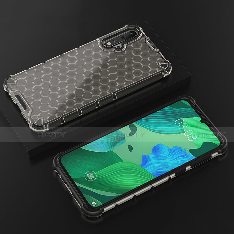 Funda Silicona Ultrafina Carcasa Transparente S08 para Huawei Nova 5 Pro Negro