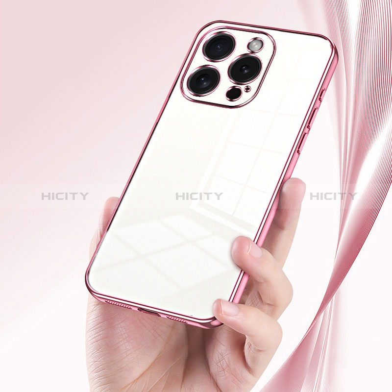 Funda Silicona Ultrafina Carcasa Transparente SY1 para Apple iPhone 15 Pro