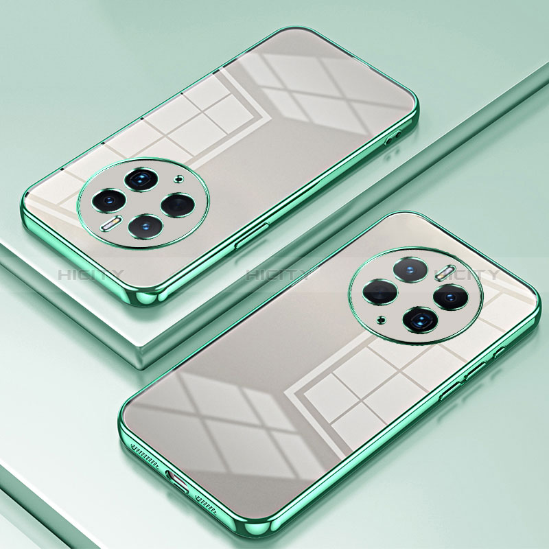 Funda Silicona Ultrafina Carcasa Transparente SY1 para Huawei Mate 50 Pro Verde