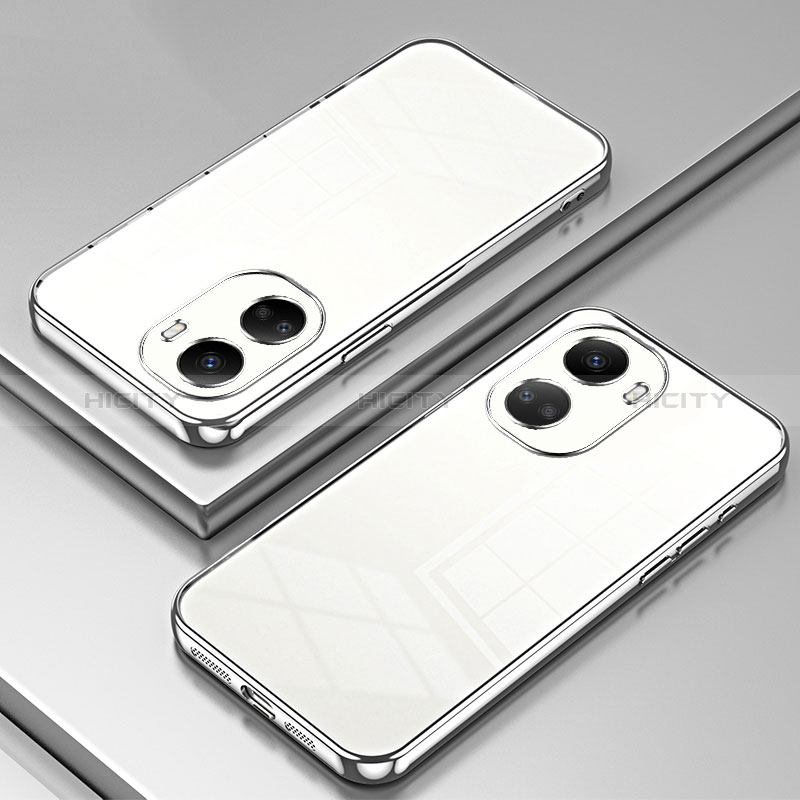 Funda Silicona Ultrafina Carcasa Transparente SY1 para Huawei Nova 10 SE Plata