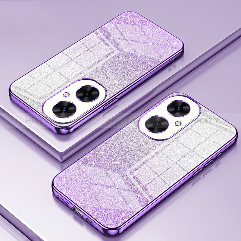 Funda Silicona Ultrafina Carcasa Transparente SY1 para Huawei Nova 11i Morado