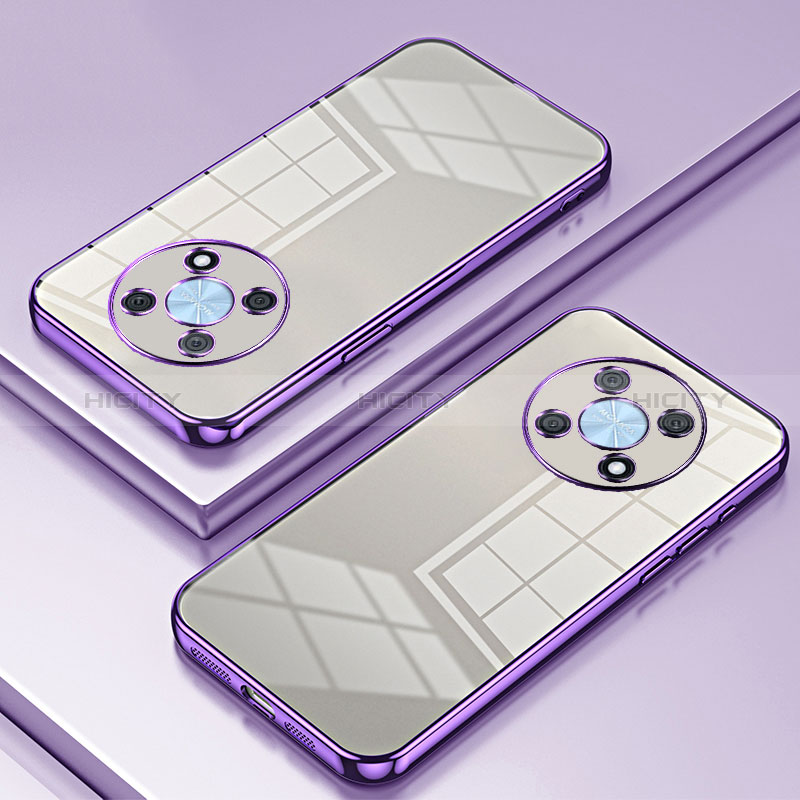 Funda Silicona Ultrafina Carcasa Transparente SY1 para Huawei Nova Y90 Morado