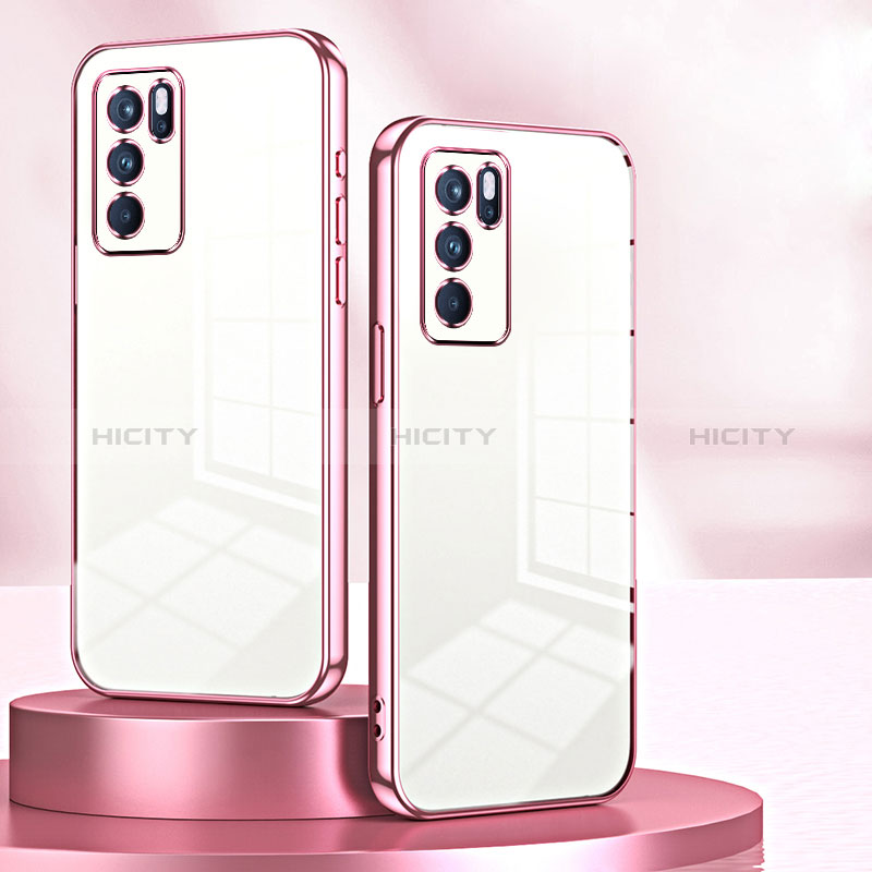 Funda Silicona Ultrafina Carcasa Transparente SY1 para Oppo Reno6 Pro 5G