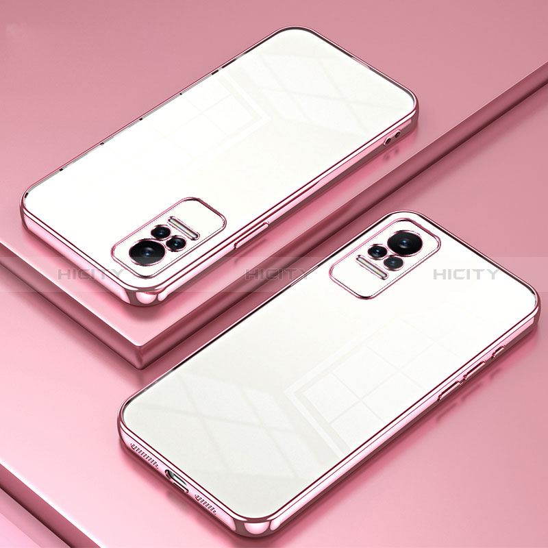 Funda Silicona Ultrafina Carcasa Transparente SY1 para Xiaomi Civi 5G Oro Rosa