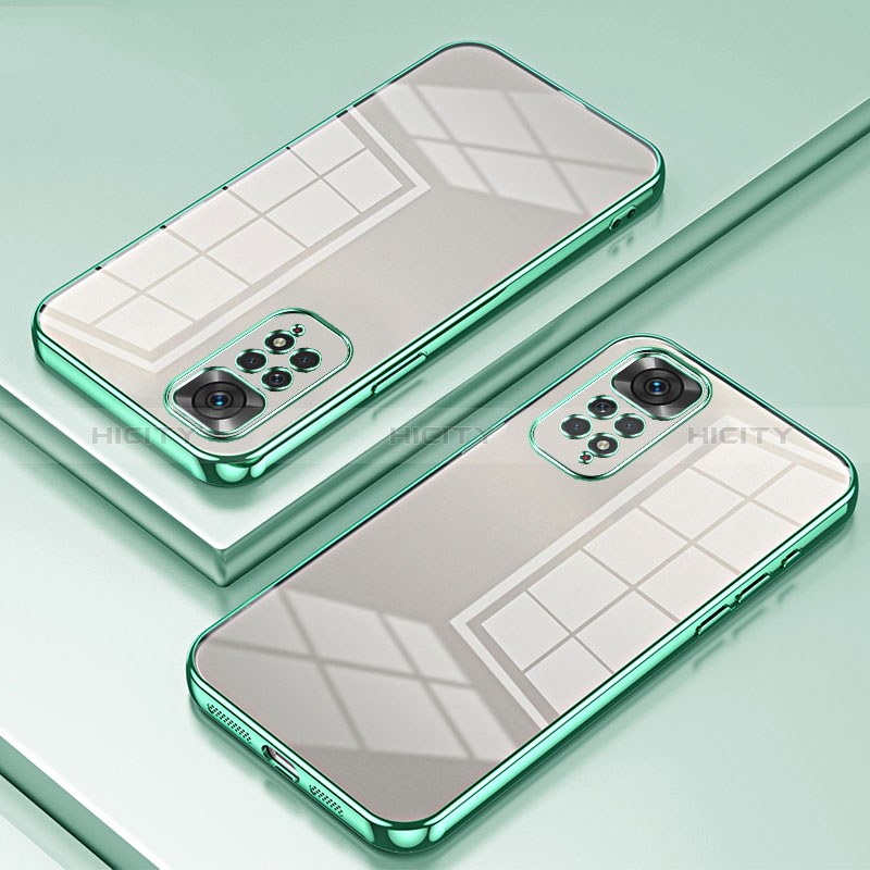 Funda Silicona Ultrafina Carcasa Transparente SY1 para Xiaomi Redmi Note 11 4G (2022) Verde