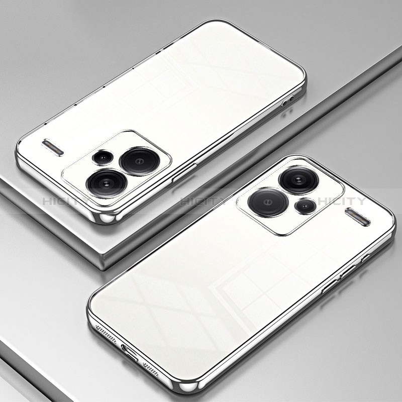 Funda Silicona Ultrafina Carcasa Transparente SY1 para Xiaomi Redmi Note 13 Pro+ Plus 5G