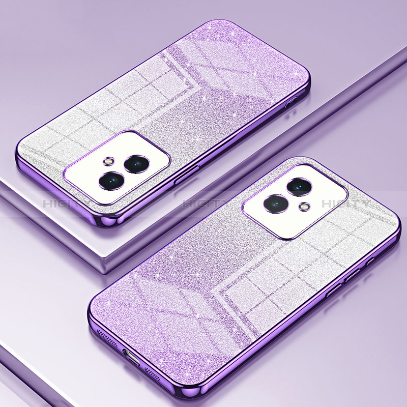 Funda Silicona Ultrafina Carcasa Transparente SY2 para Huawei Honor 100 5G Morado