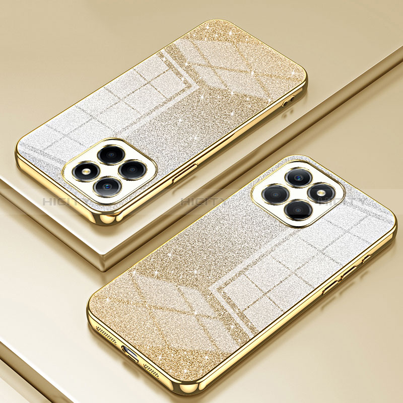 Funda Silicona Ultrafina Carcasa Transparente SY2 para Huawei Honor 70 Lite 5G Oro