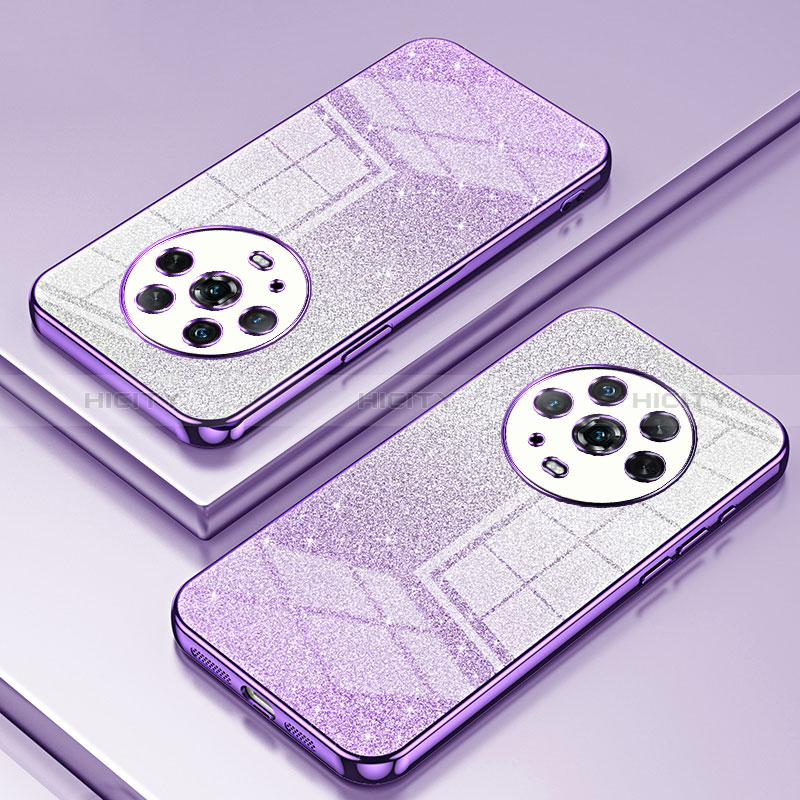 Funda Silicona Ultrafina Carcasa Transparente SY2 para Huawei Honor Magic4 5G Morado