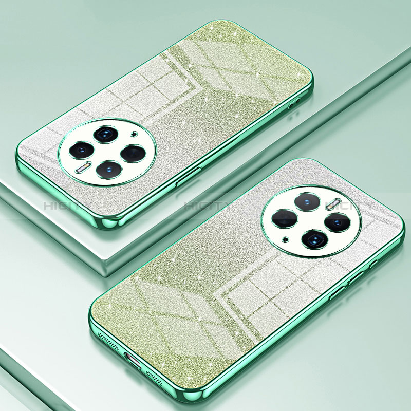 Funda Silicona Ultrafina Carcasa Transparente SY2 para Huawei Mate 50 Pro Verde