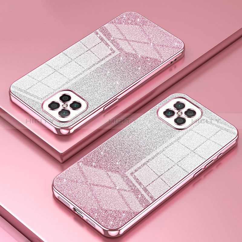 Funda Silicona Ultrafina Carcasa Transparente SY2 para Huawei Nova 8 SE 4G Oro Rosa