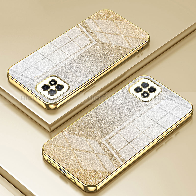 Funda Silicona Ultrafina Carcasa Transparente SY2 para Oppo A72 5G Oro