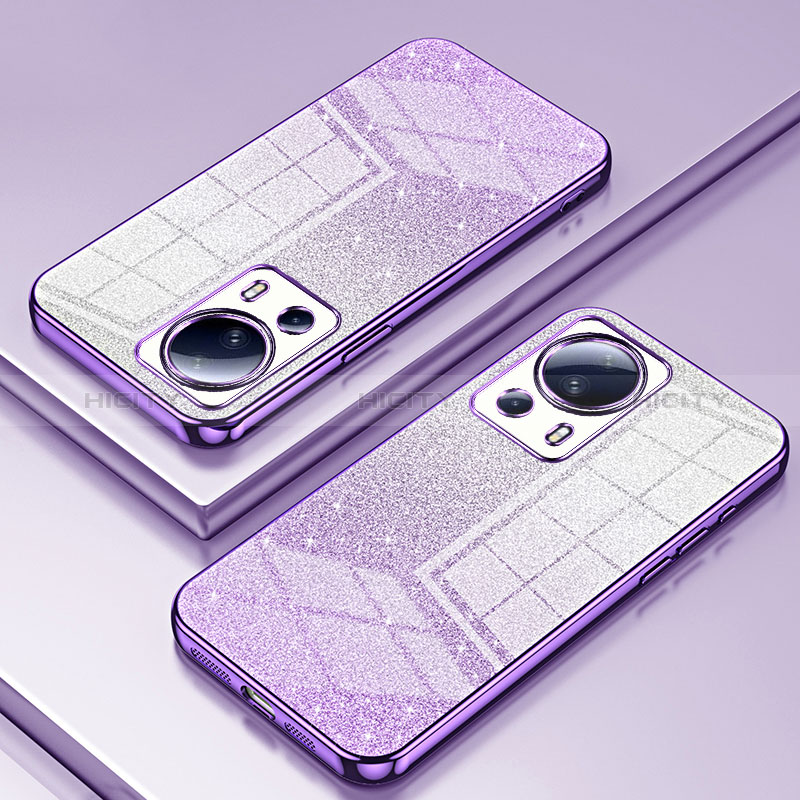 Funda Silicona Ultrafina Carcasa Transparente SY2 para Xiaomi Civi 2 5G Morado