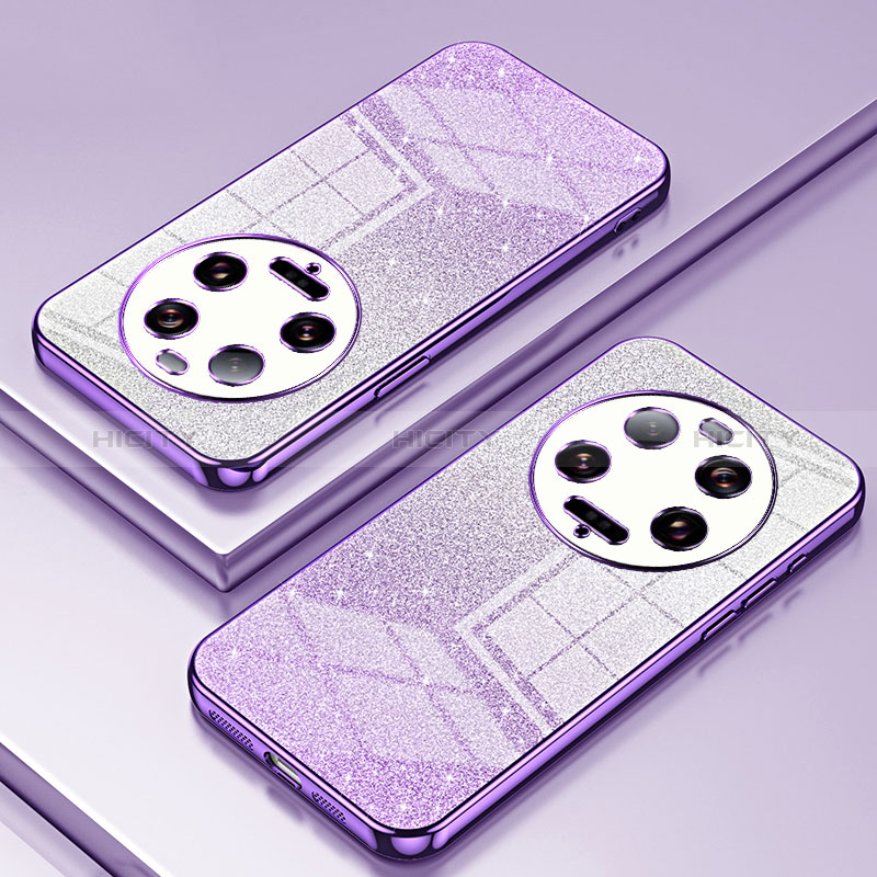 Funda Silicona Ultrafina Carcasa Transparente SY2 para Xiaomi Mi 13 Ultra 5G Morado