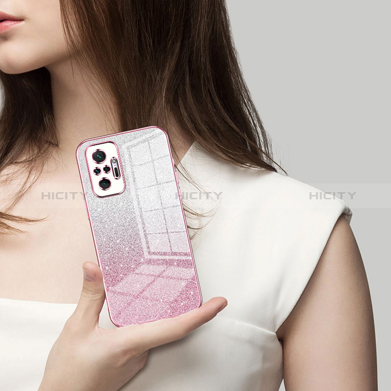 Funda Silicona Ultrafina Carcasa Transparente SY2 para Xiaomi Redmi Note 10 Pro 4G