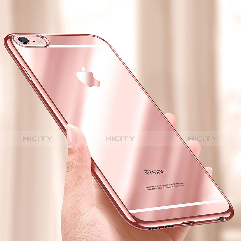 Funda Silicona Ultrafina Carcasa Transparente T09 para Apple iPhone 6 Plus