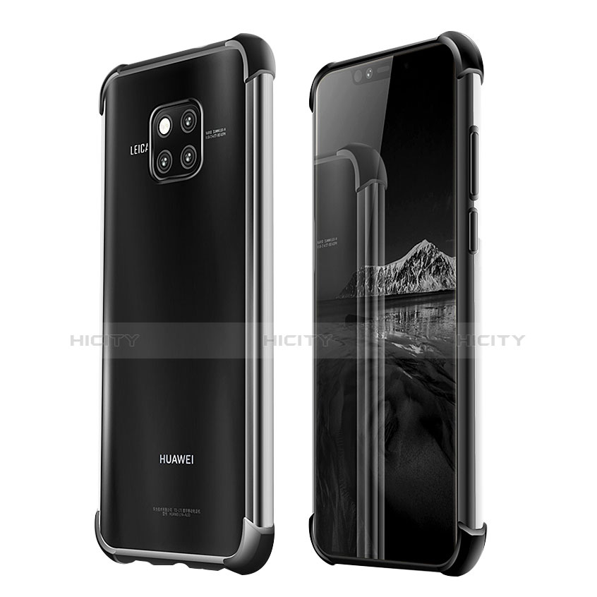 Funda Silicona Ultrafina Carcasa Transparente U03 para Huawei Mate 20 Pro Negro