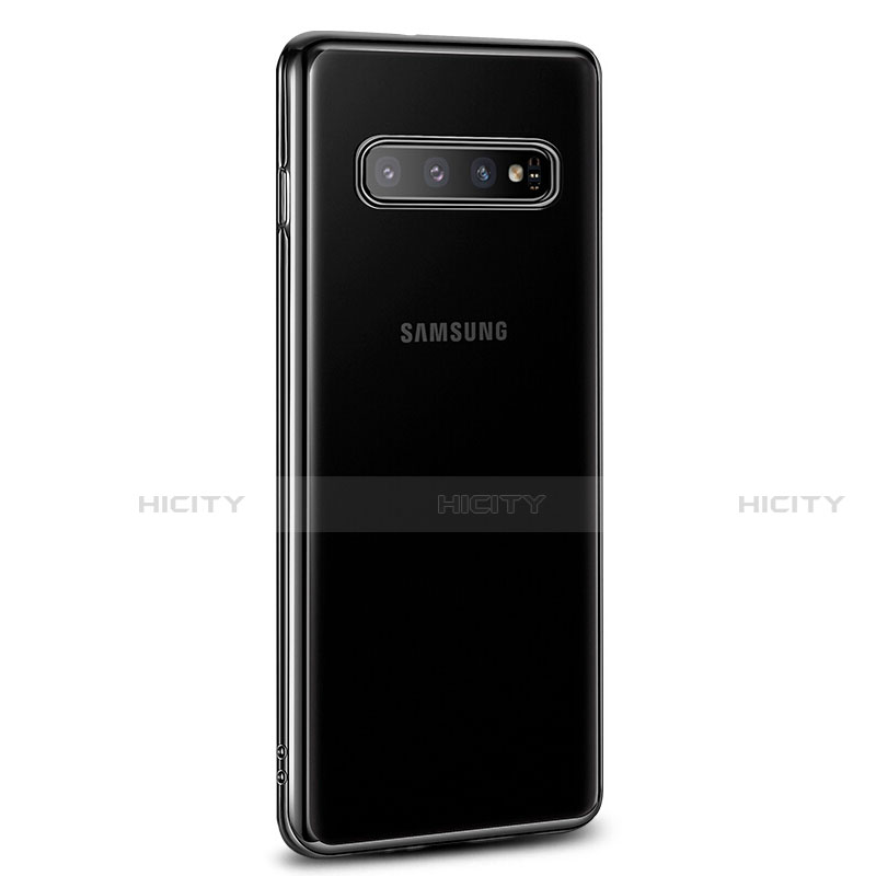 Funda Silicona Ultrafina Carcasa Transparente U03 para Samsung Galaxy S10 Negro