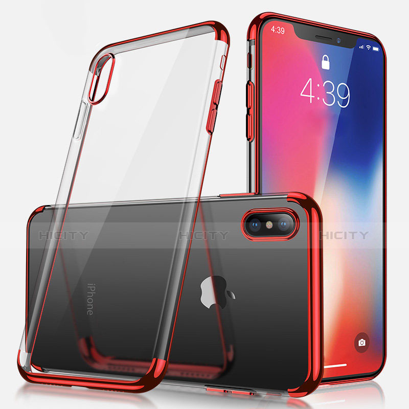 Funda Silicona Ultrafina Carcasa Transparente V02 para Apple iPhone X