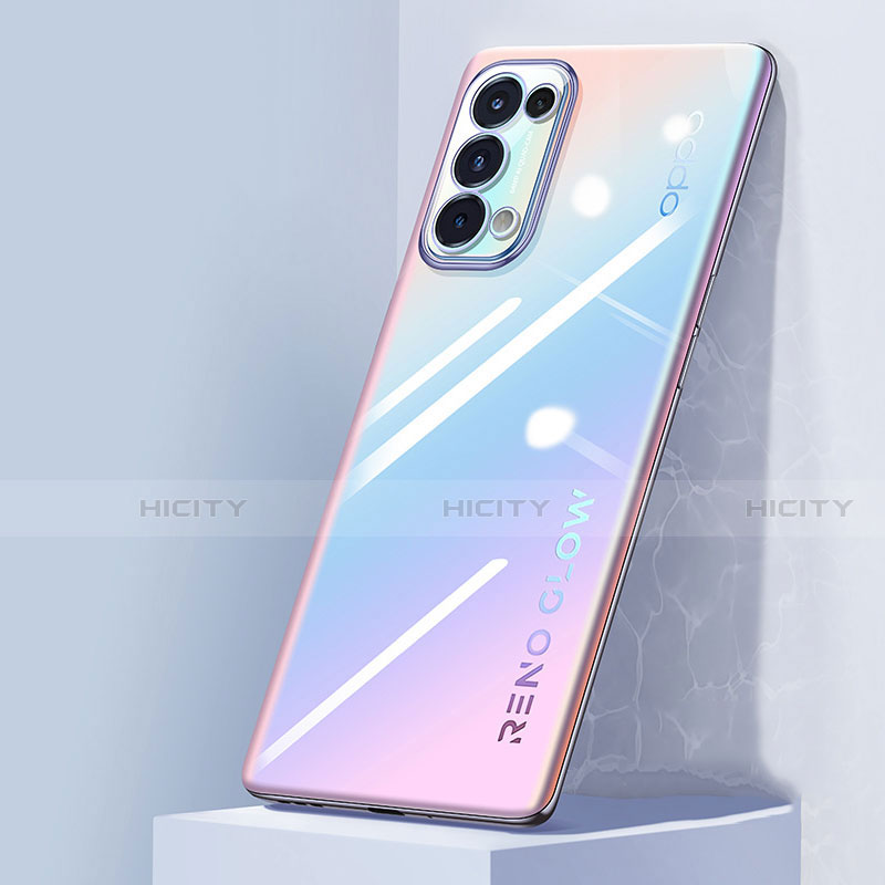 Funda Silicona Ultrafina Carcasa Transparente Z02 para Oppo Reno5 Pro 5G