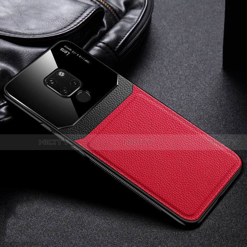 Funda Silicona Ultrafina Goma 360 Grados Carcasa C01 para Huawei Mate 20 X 5G Rojo