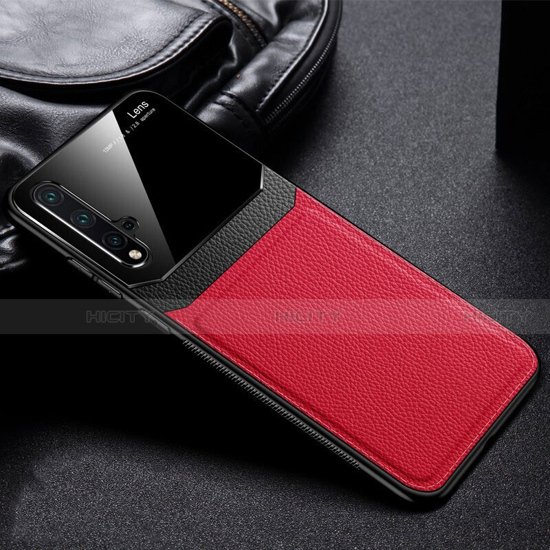 Funda Silicona Ultrafina Goma 360 Grados Carcasa C01 para Huawei Nova 5 Pro Rojo