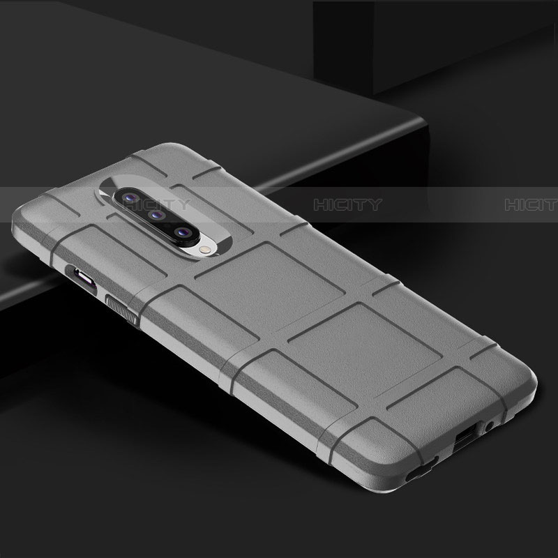 Funda Silicona Ultrafina Goma 360 Grados Carcasa C01 para OnePlus 8 Plata