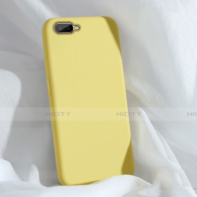 Funda Silicona Ultrafina Goma 360 Grados Carcasa C01 para Oppo K1 Amarillo