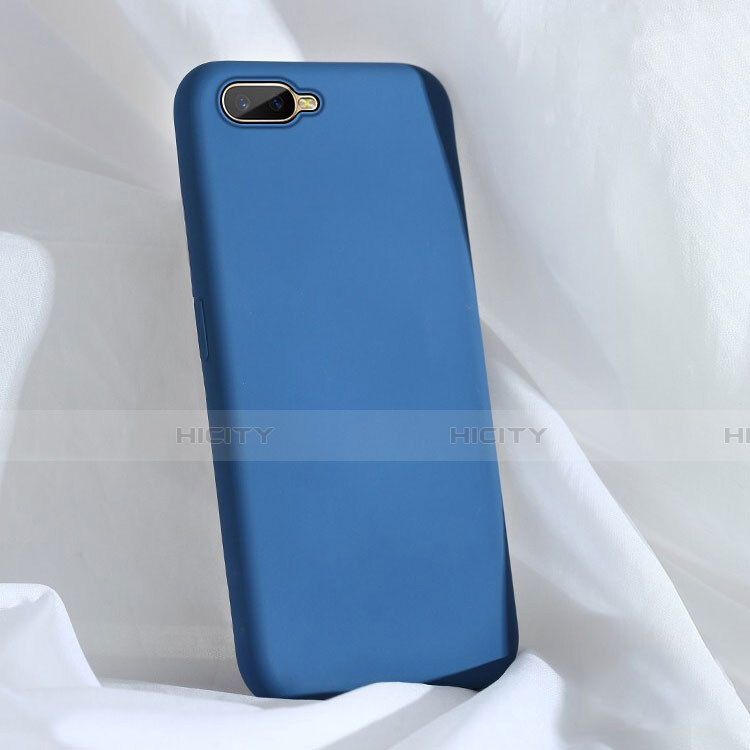 Funda Silicona Ultrafina Goma 360 Grados Carcasa C01 para Oppo K1 Azul