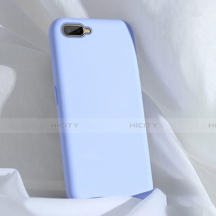 Funda Silicona Ultrafina Goma 360 Grados Carcasa C01 para Oppo K1 Azul Cielo