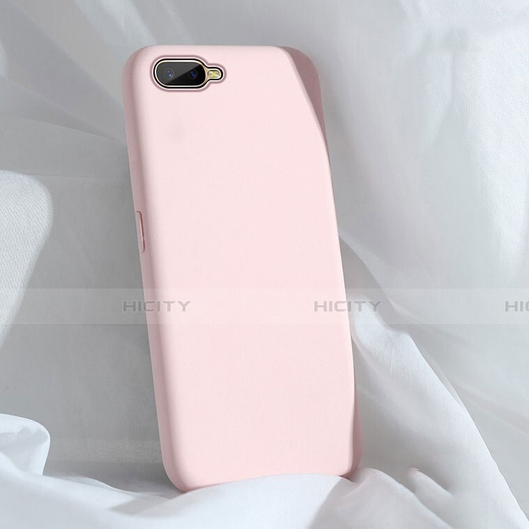 Funda Silicona Ultrafina Goma 360 Grados Carcasa C01 para Oppo K1 Rosa