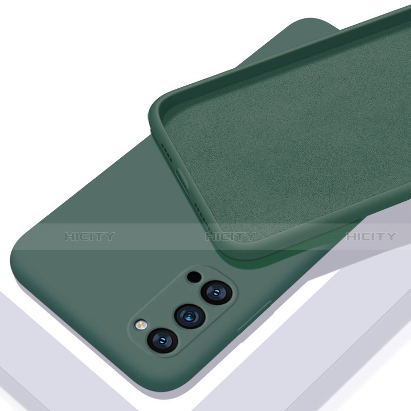 Funda Silicona Ultrafina Goma 360 Grados Carcasa C01 para Oppo Reno4 5G Verde